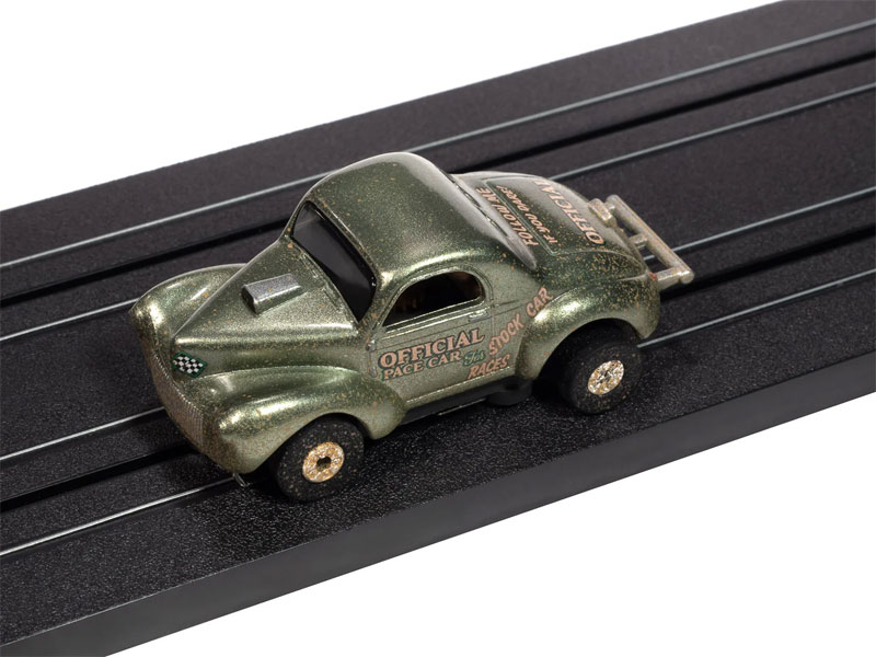 Auto World 1941 Willys Coupe (Green) Thunderjet HO Slot Car