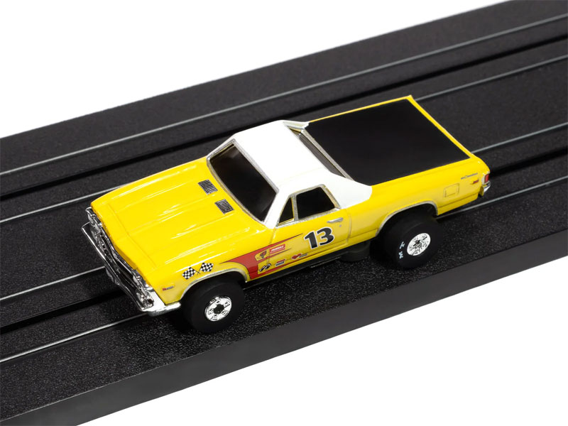 Auto World 1969 Chevy El Camino (Yellow) Thunderjet HO Slot Car