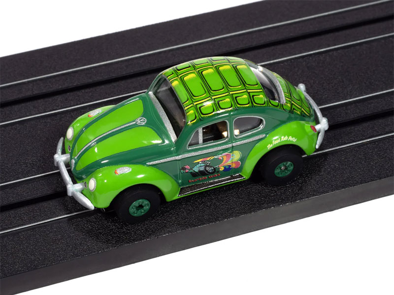 Auto World 1966 Volkswagen Beetle Turtle Wax (Two Tone Green