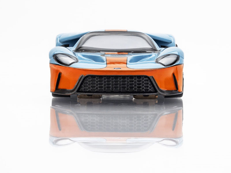 AFX Ford GT Heritage #6 Gulf Mega G+ HO Slot Car