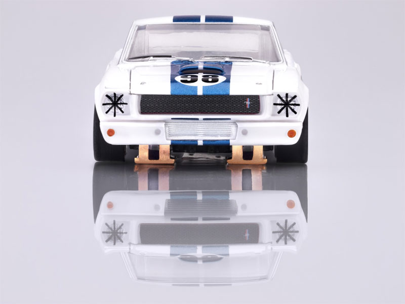 AFX 1965 Shelby Mustang GT350R Ken Miles White/Blue Mega G+