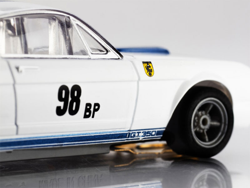 AFX Mega G+☆1965 Shelby Mustang GT350R☆白 AFX 1965 Shelby Mustang GT350R Ken Miles White/Blue Mega G+ HO