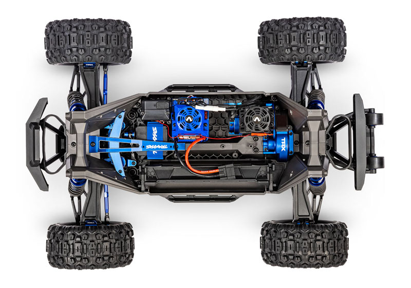 Traxxas Maxx Ultimate 4S RTR Brushless 4x4 RC Monster Truck with WideMAXX LiPo Combo Package