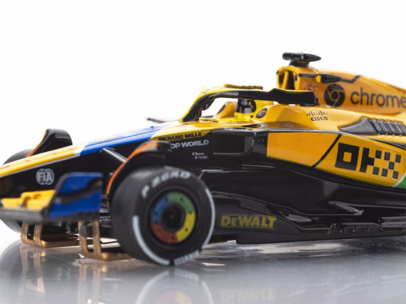 AFX 2024 McLaren F1 MCL38 #4 Senna Monaco Mega G+ HO Slot Car