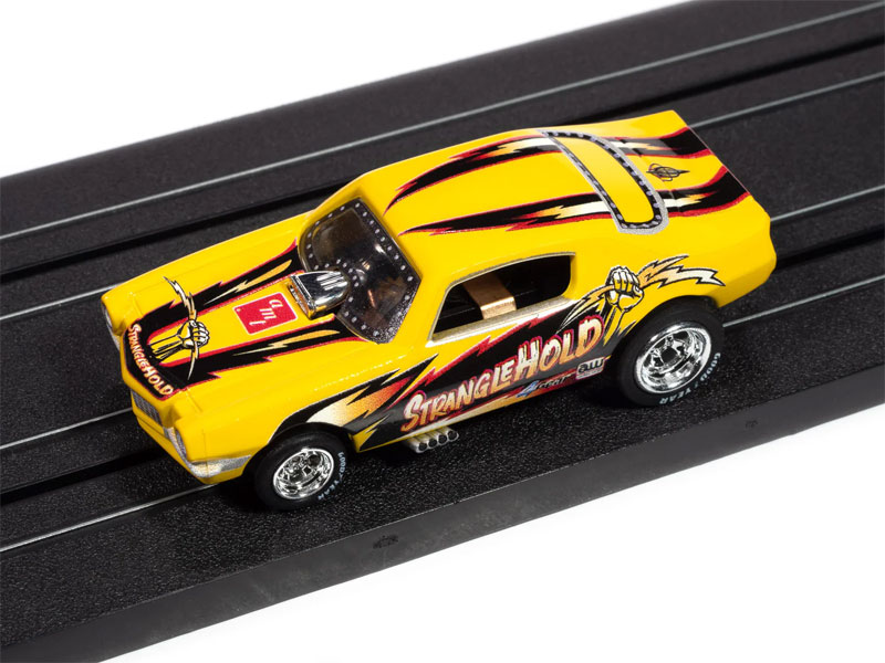 Auto World 1970 Chevy Camaro Stranglehold FC (Yellow, Red & Black) 4Gear HO Slot Car