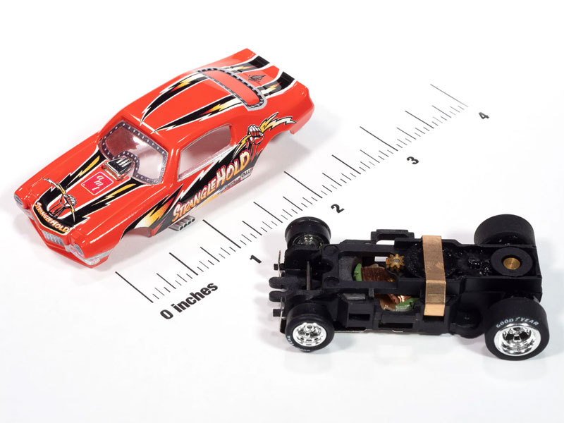 Auto World 1970 Chevy Camaro Stranglehold FC (Red, Black, & Yellow) 4Gear HO Slot Car