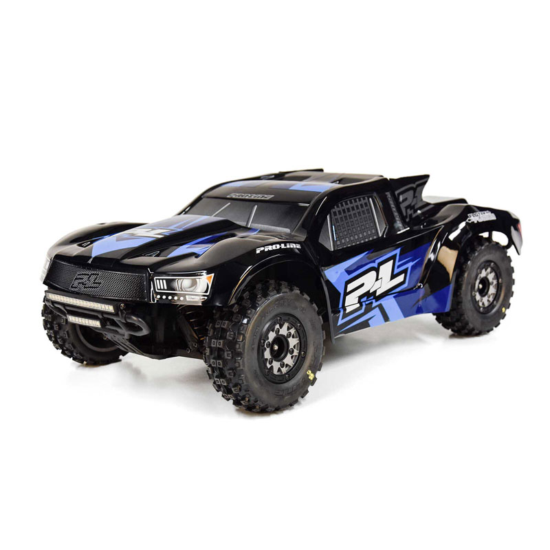 Pro-Line Limited Edition Black/Grey Raid Bead-Loc Front/Rear 2.2"/3.0" 12 & 14mm SC Wheels (2)