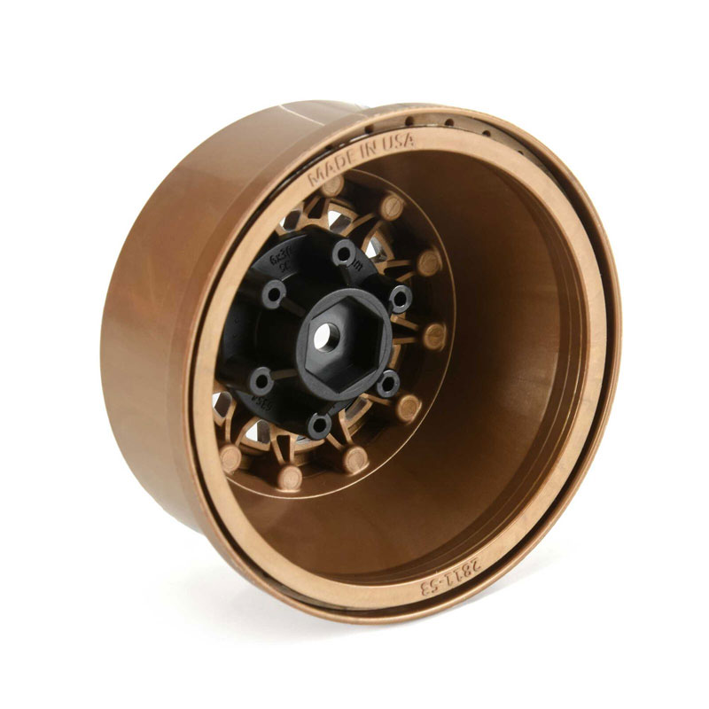 Pro-Line Limited Edition Black/Bronze Raid Bead-Loc Front/Rear 2.2