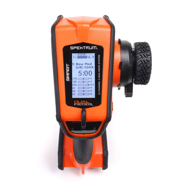 Spektrum DX Rugged+ 12 Channel DSMR+ Transmitter Only (ORANGE)