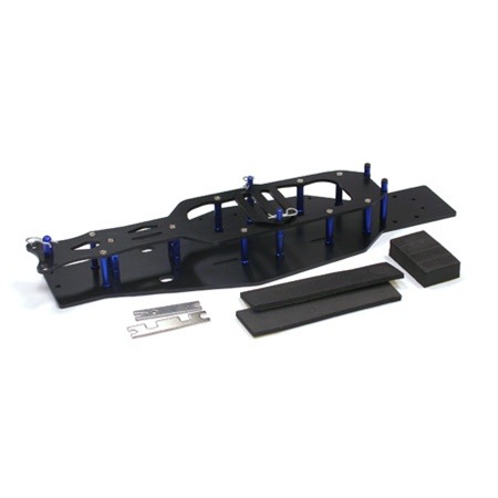 Integy EVO-X Chassis Conversion Kit for Traxxas Rustler XL-5 & VXL (Blue)