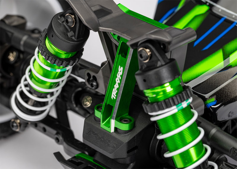 Traxxas Jato 4x4 Green Aluminum Front Shock Tower Brace