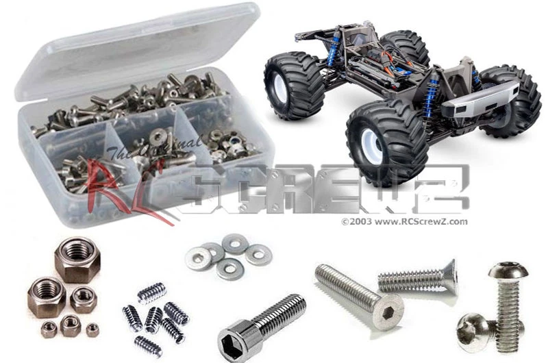 RC Screwz Traxxas X-Monster Chassis (77036-4) Stainless Steel Screw Kit