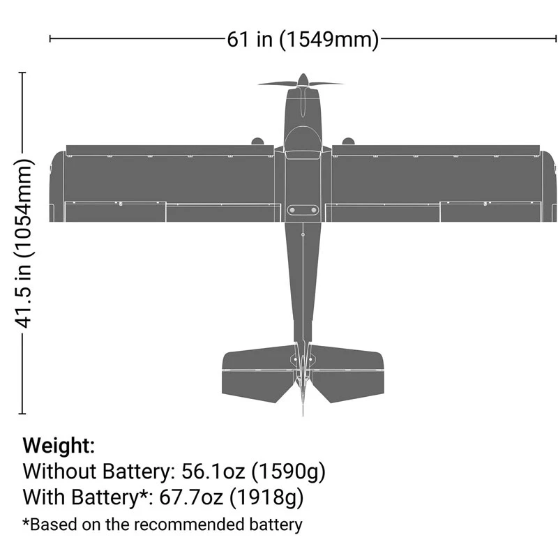 E-Flite Timber 1.5m 10th Anniversary Special Edition BNF Bind-N-Fly Basic with AS3X+ and SAFE Select RC Airplane
