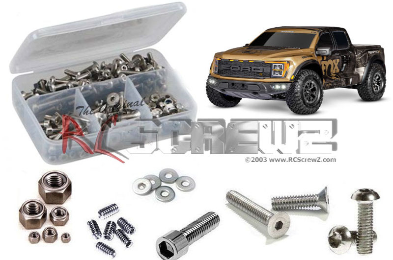 RC Screwz Traxxas Ford Raptor R 4X4 Ultimate (101177-4) Stainless Steel Screw Kit