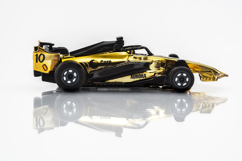 AFX Super International 4-Lane Mega G+ HO Slot Car Track Set w/Tri-Power Pack