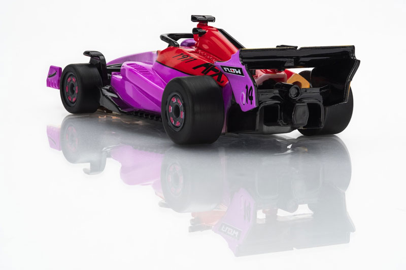 AFX Super International 4-Lane Mega G+ HO Slot Car Track Set w/Tri-Power Pack