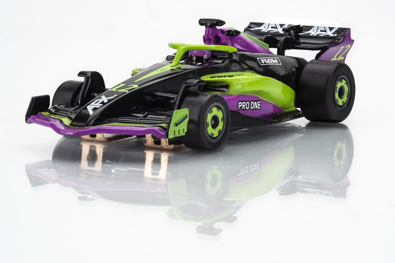 AFX Super International 4-Lane Mega G+ HO Slot Car Track Set w/Tri-Power Pack