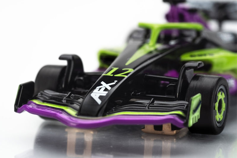 AFX Super International 4-Lane Mega G+ HO Slot Car Track Set w/Tri-Power Pack