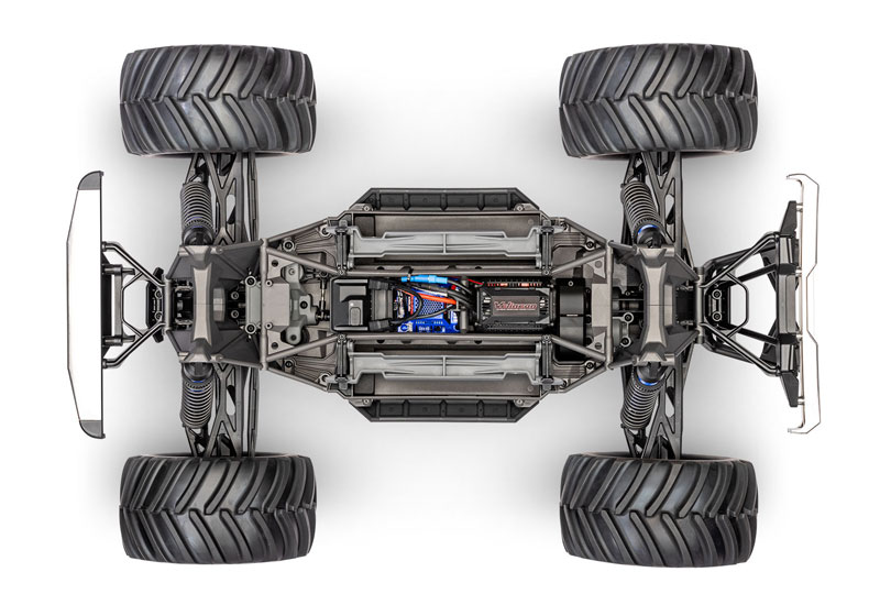 Traxxas X-Monster Chassis with Belted Tires RC Monster Truck Chassis