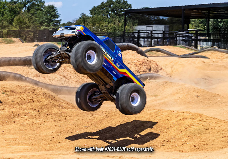 Traxxas X-Monster Chassis with Belted Tires RC Monster Truck Chassis