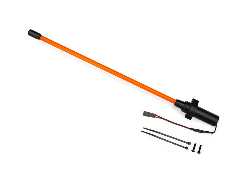 Traxxas Orange LED Whip Light w/ Flex-Tech Mount