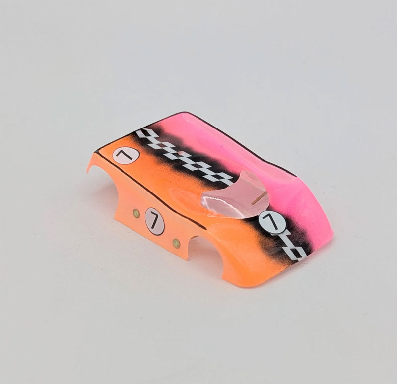 Viper Scale Racing Custom Lexan Body - Orange/Pink