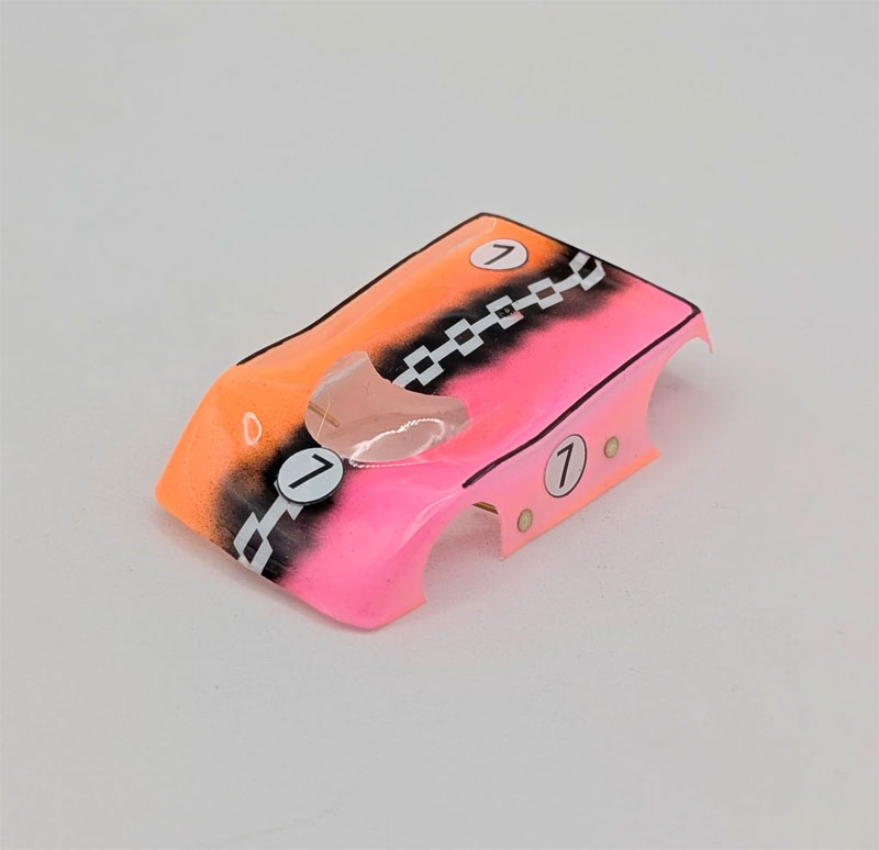 Viper Scale Racing Custom Lexan Body - Orange/Pink