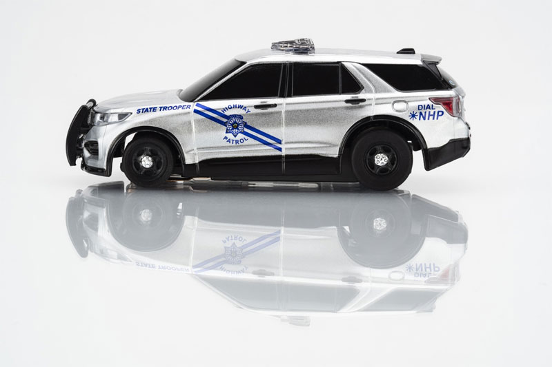 AFX Police Interceptor NHP with LED Flashing Lights Mega G+ HO Slot Car