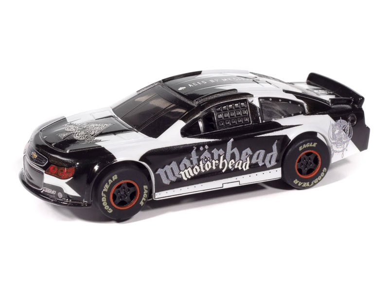 Auto World 2015 Chevy SS Stock Car Motorhead (White/Black) Super III HO Slot Car