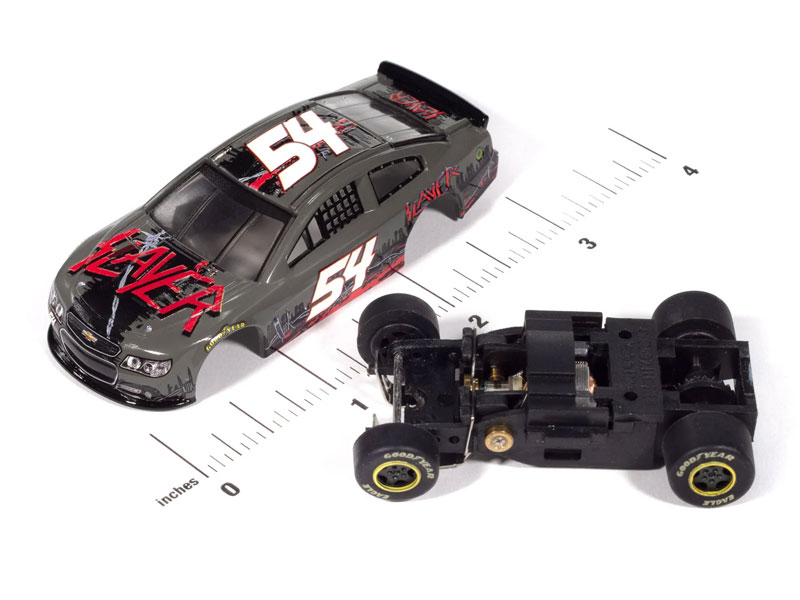 Auto World 2015 Chevy SS Stock Car Slayer (Gray) Super III HO Slot Car