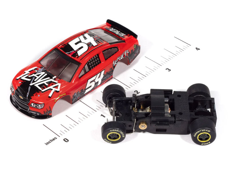 Auto World 2015 Chevy SS Stock Car Slayer (Red) Super III HO Slot Car