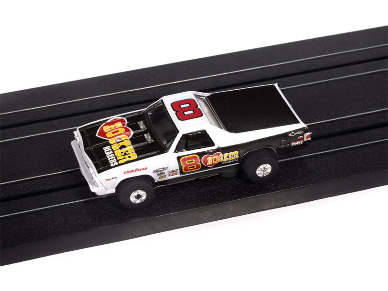 Auto World 1969 Chevy El Camino (Black & White) Thunderjet HO Slot Car