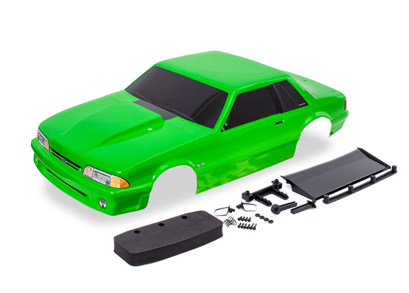 Traxxas Ford Mustang Drag Slash Green Body