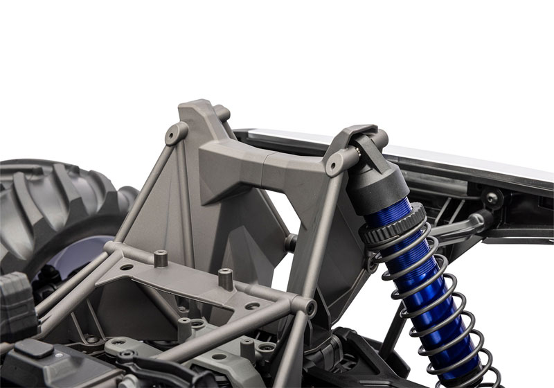 Traxxas X-Monster Chassis with Belted Tires RC Monster Truck Chassis Combo w/4S 6700mAh & Dual Charger