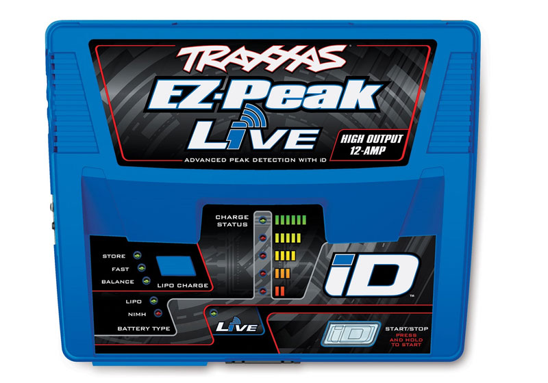 Traxxas 2996X EZ-Peak Live ID Charger & 4S 5000mAh LiPo Battery Completer