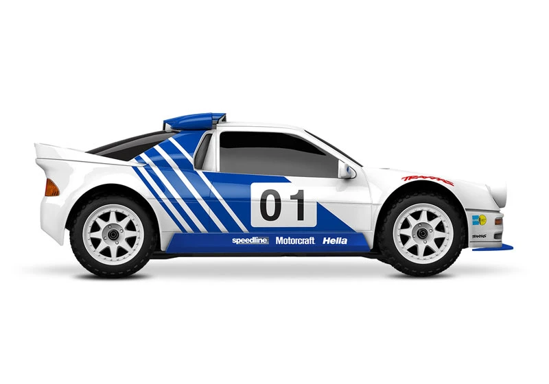 Traxxas Mini Rally VXL Brushless RTR RC Rally Car w/ID Lipo Battery & USB-C Charger with FREE Wheels & Tires