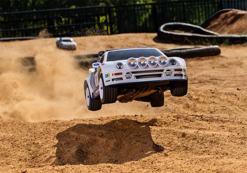 Traxxas Mini Rally VXL Brushless RTR RC Rally Car w/ID Lipo Battery & USB-C Charger with FREE Wheels & Tires