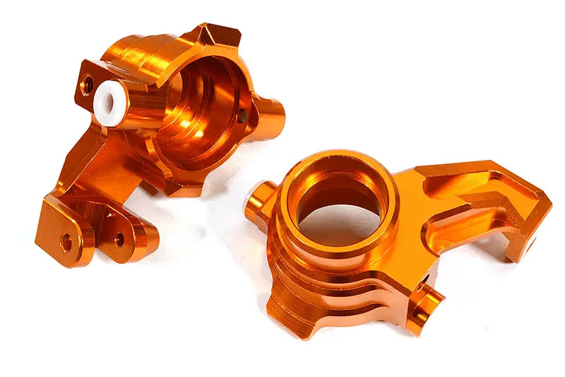 Integy Orange Billet Machined Steering Knuckles: Maxx 4S