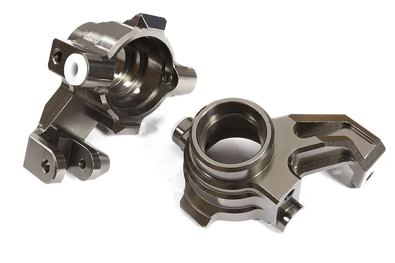 Integy Grey Billet Machined Steering Knuckles: Maxx 4S
