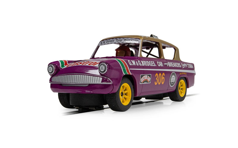 Scalextric Ford Anglia 105e George Polley 306 1/32 Slot Car
