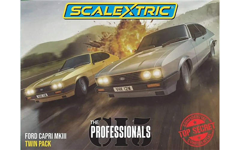 Scalextric The Professionals Ford Capri Mk III - Twin Car Pack 1/32 Slot Car