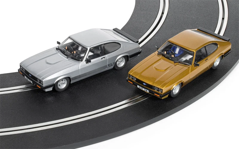 Scalextric The Professionals Ford Capri Mk III - Twin Car Pack 1/32 Slot Car
