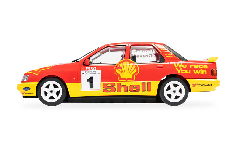 Scalextric Ford Sierra Sapphire - BTCC 1990 - Robb Gravett 1/32 Slot Car