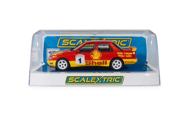 Scalextric Ford Sierra Sapphire - BTCC 1990 - Robb Gravett 1/32 Slot Car