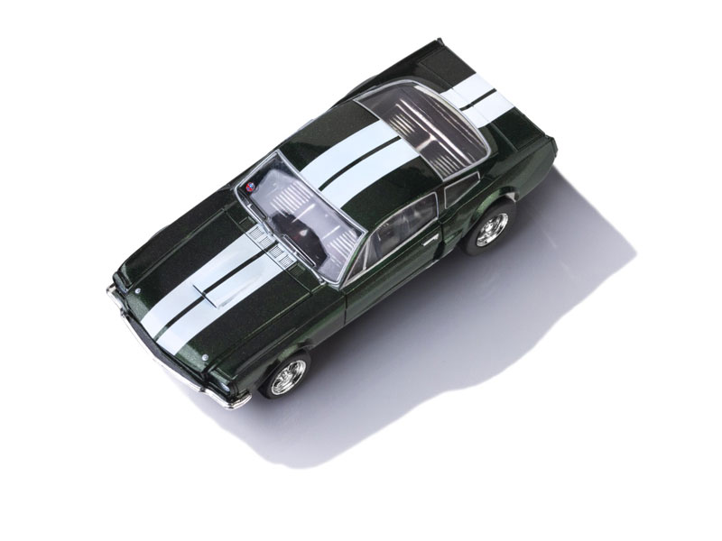 AFX 1966 Shelby Mustang GT350 Ivy Green with White Stripes Mega G+