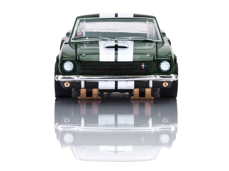 AFX 1966 Shelby Mustang GT350 Ivy Green with White Stripes Mega G+
