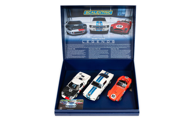 Scalextric Ken Miles Triple Pack 1/32 Slot Car