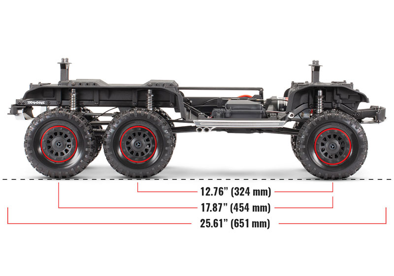 Traxxas TRX-6 Mercedes-Benz G 63 AMG 6x6 Scale & Trail RTR RC Crawler with Clipless Body with 3S LiPo Combo