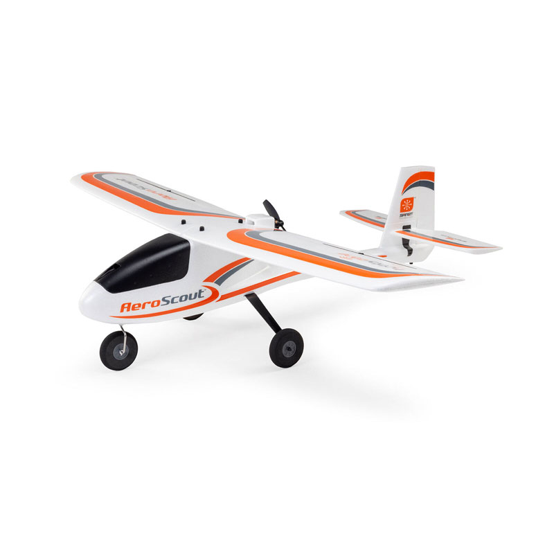 Hobbyzone AeroScout S 2 1.1m BNF Bind-N-Fly Basic RC Airplane with SAFE