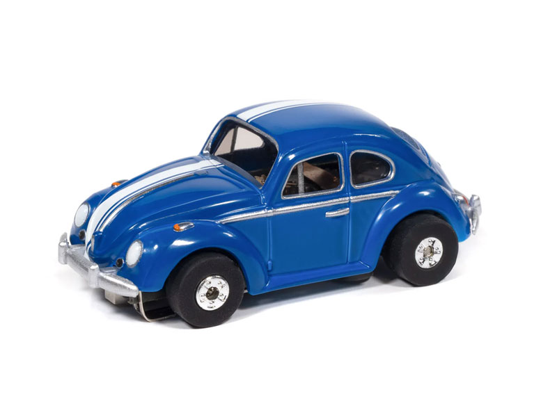 Auto World 1966 Volkswagen Beetle (Blue) Thunderjet HO Slot Car
